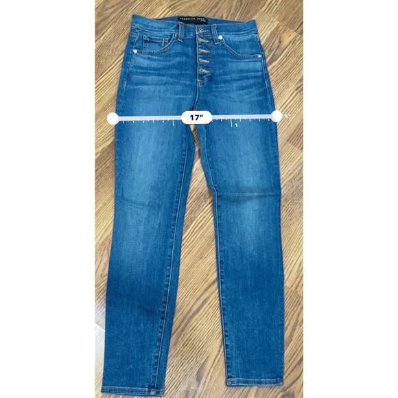 VERONICA BEARD blue Debbie High-Rise Skinny Jeans 26/2 - Picture 5 of 10